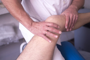 Fototapeta premium Physical therapy physiotherapy