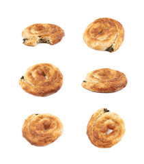 Cheese and spinach pastry bun