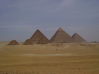 Fototapeta na wymiar pyramids necropolis giza cairo egypt