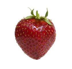 Strawberry isolated on white background.