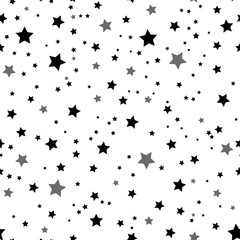 Obraz na płótnie Canvas Star seamless pattern. Seamless pattern with stars. Seamless geometric pattern. Vector seamless pattern.
