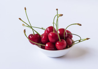 Red Cherries in a bowl
