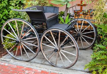 Old cart during the olden times of America