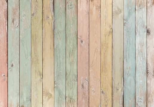 Fototapeta wood planks colored pastel background or texture