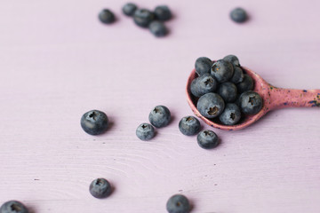 Fresh blueberries