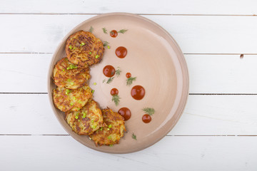 Russian draniki dish