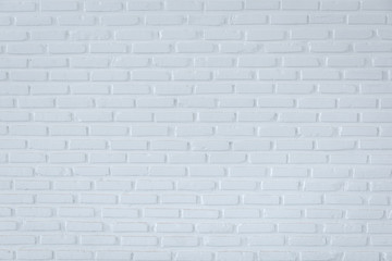 Pattern of white brick wall for background and textured