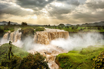 Blue Nile Falls, Tis Issat, Ethiopia, Africa - obrazy, fototapety, plakaty