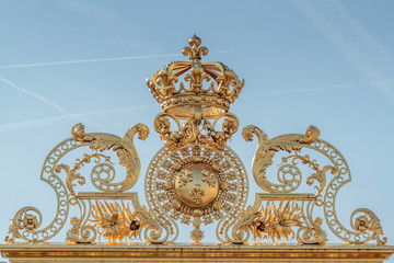 Versailles - Entrée, grille royale du château de Versailles