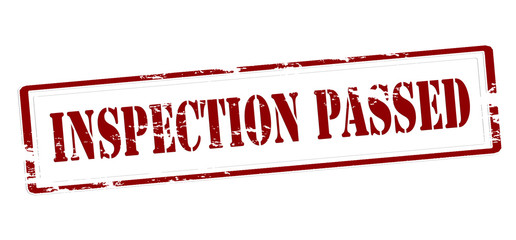 Inspection passed