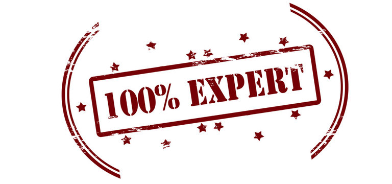 One hundred percent expert