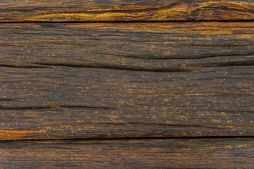 Grungy vintage wooden texture with cracks. Shabby timber pattern. Old natural wood decorative background.
