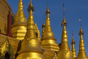 Fototapeta premium Shwesandaw pagoda, Taungoo, Myanmar