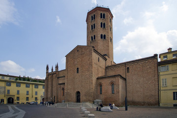 Obraz premium basilica sant'antonino sede museo capitolare a piacenza emilia romagna italia europa italy europe