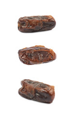 Dried date fruit isolated