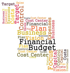 Budget word cloud