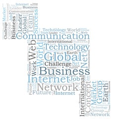 Global Business word cloud