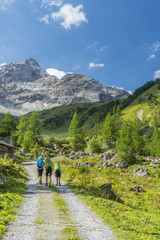 Obraz premium Wandern in den Bergen