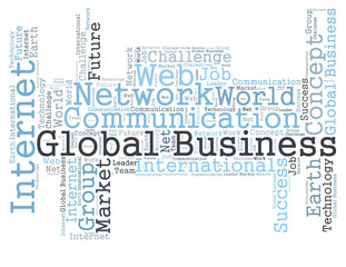 Global Business word cloud