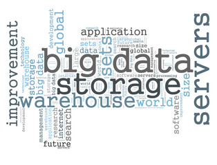 Big data word cloud