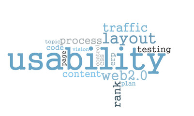 usability word cloud