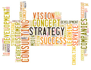 Strategy word cloud