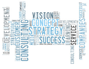 Strategy word cloud