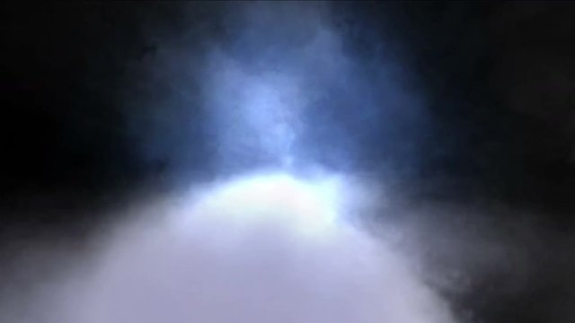 4k Thunder energy nebula universe space,storm cloud dazzle lightning explosion.