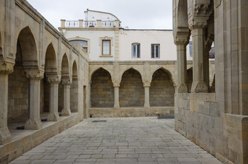 Divan-hana in Shirvanshahs palace. Icheri sheher (Old Town) of Baku