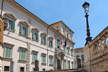 Fototapeta na wymiar Roma, il Palazzo del Quirinale