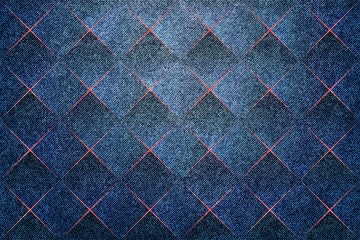 Fototapeta premium Blue Denim Textile background Illustration