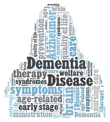 Dementia word cloud