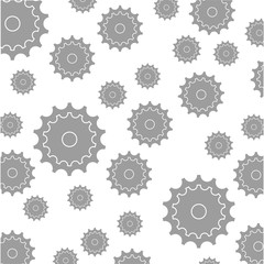 Gear machinery piece icon vector illustration graphic design