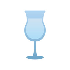 Glass cup isolated icon vector illustration graphic design