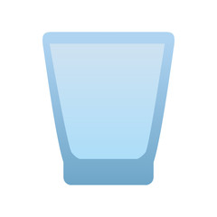 Glass cup isolated icon vector illustration graphic design