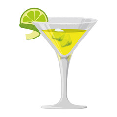 Delicious cocktail drink icon vector illustration graphic design