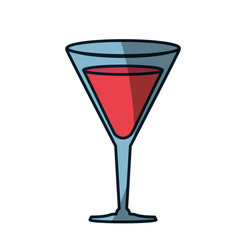 Delicious cocktail drink icon vector illustration graphic design