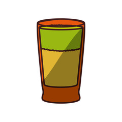 Fototapeta premium Delicious cocktail drink icon vector illustration graphic design