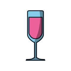 Delicious cocktail drink icon vector illustration graphic design