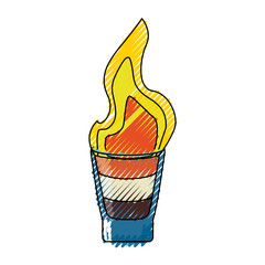 Delicious cocktail drink icon vector illustration graphic design