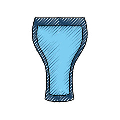 Cocktail glass cup icon vector illustration graphic design