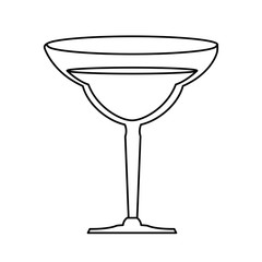 Delicious cocktail drink icon vector illustration graphic design