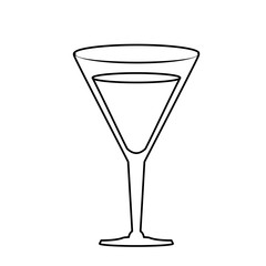 Delicious cocktail drink icon vector illustration graphic design