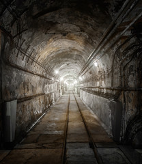 Underground military bunker from second world war