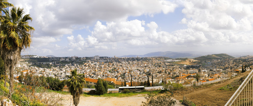 City Of Nazareth In Israel.