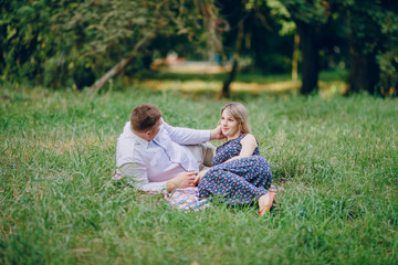 couple in the park