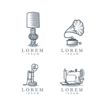 Vintage Logo Set