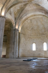 France,Arles, Abbey of Saint Peter of Montmajour, Benedictine order, established in  949 AD.,apse.