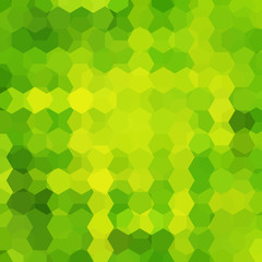 Abstract hexagons vector background. Green geometric vector illustration. Creative design template.