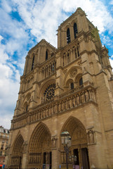 Fototapeta na wymiar Notre Dame de Paris cathedrale church religion